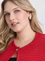 Irregular Button Earrings
