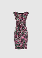 Abstract Draped Dress