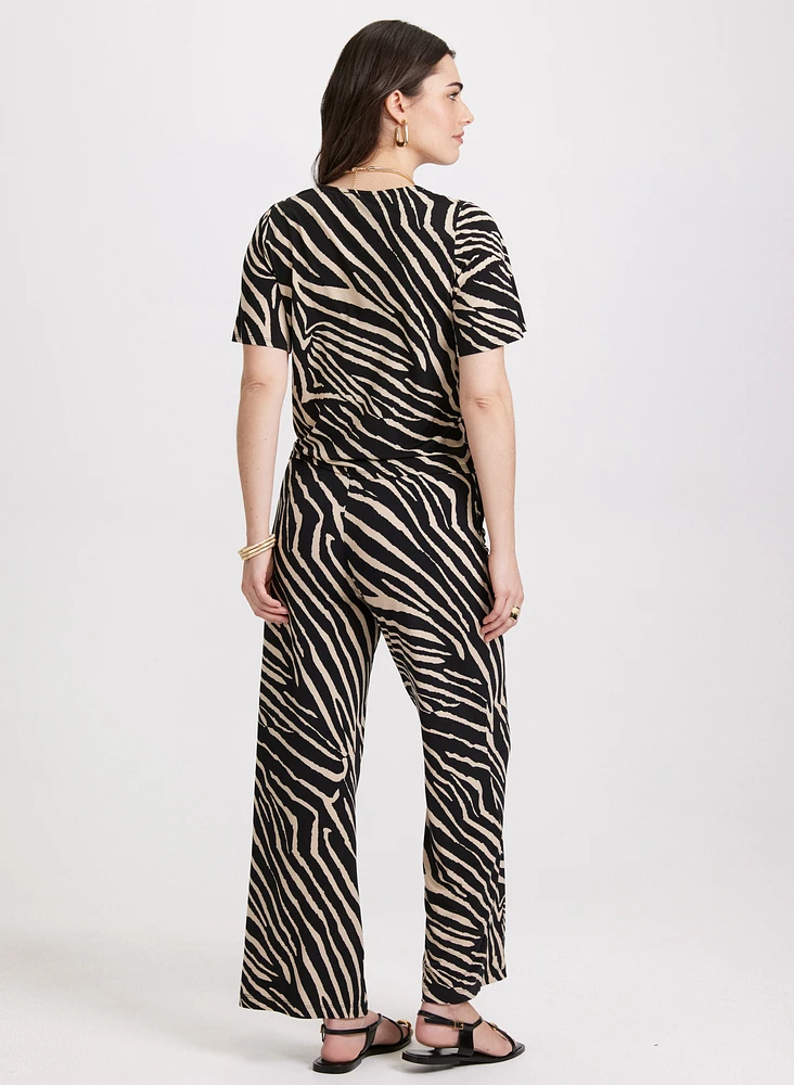 Zebra Print Top