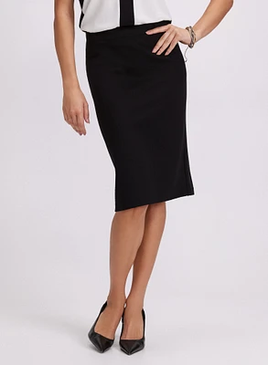 Peplum Panel Pencil Skirt