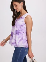 Marbled Metallic Top