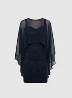 Layered Capelet Dress