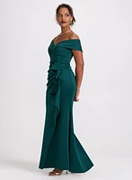 Cascade Ruffle Dress
