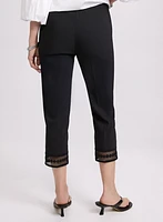 Lace Trim Capris