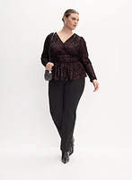 Melanie Lyne - Crossover Sequin Top