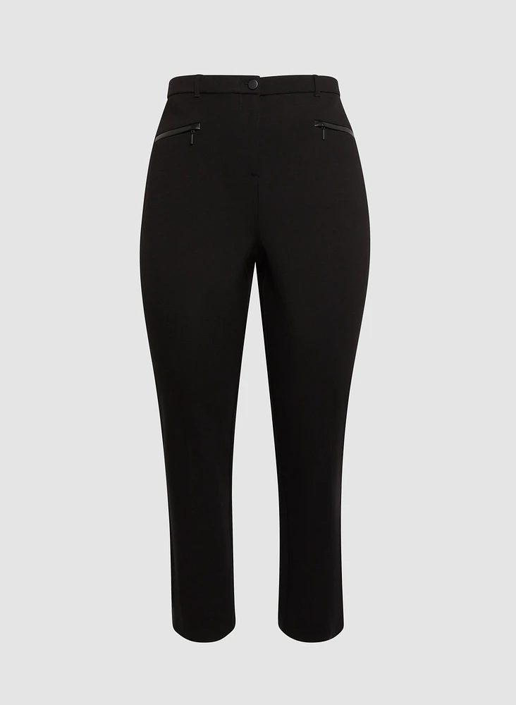 Mia Zip Detail Pants - Regular