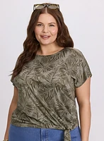 Leaf Print T-Shirt