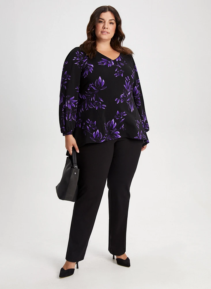 Mia Zip Detail Pants - Regular
