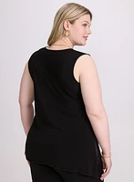 Joseph Ribkoff - Layered Metallic Tank Top