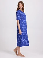 Robe de nuit florale