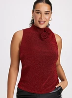 Metallic Sleeveless Top