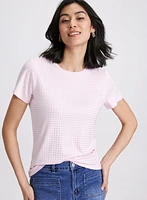 Rhinestone Detail T-Shirt