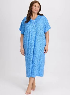Dot Print Nightgown