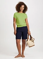 Smocked Waist T-Shirt