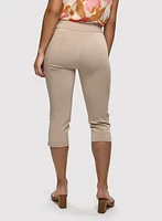 Straight Leg Pull-On Capris