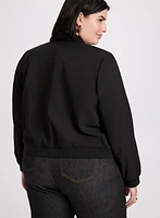 Button-Down Bomber Jacket