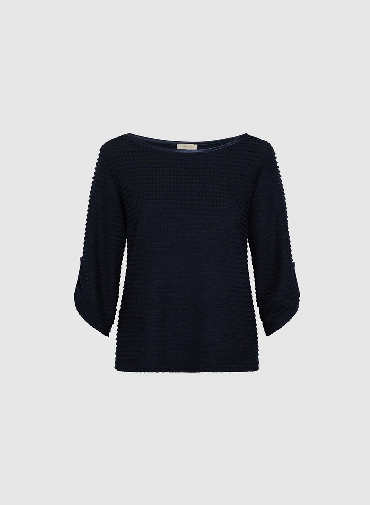 Pointelle Knit Top