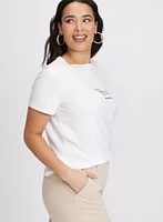 Slogan Print T-Shirt