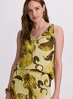 Floral Sleeveless Blouse