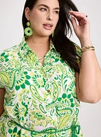 Paisley Tie Detail Blouse