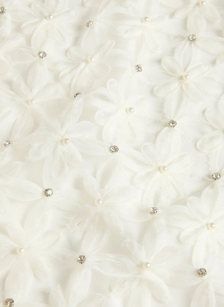 Mesh Flower Dress