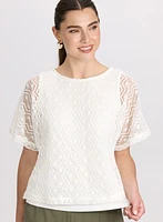 Lined Crochet Top