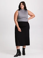 Panel Insert Midi Skirt