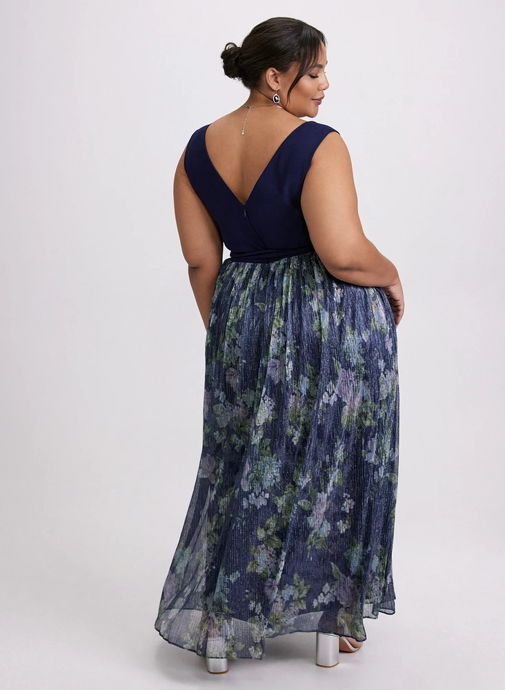 Robe en jersey et filet