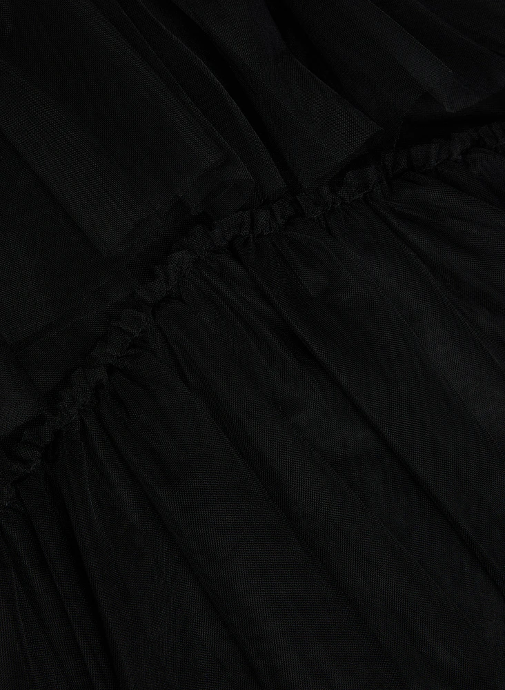 Tiered Corset-Style Dress