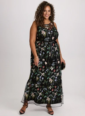 Floral Embroidered Dress