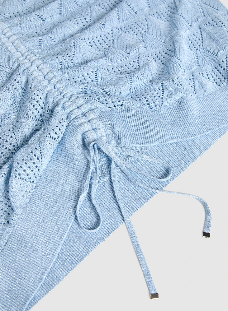 Pointelle Knit Sweater