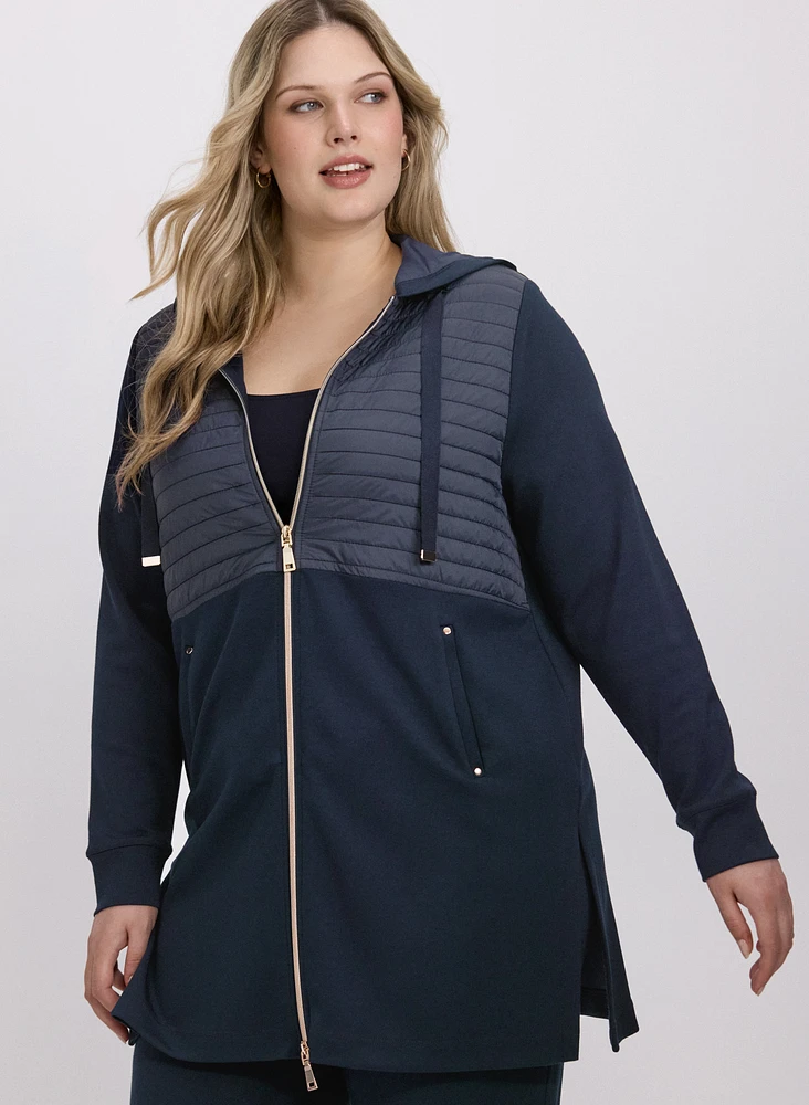 Veste à détail matelassé