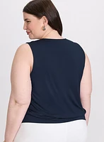 Sleeveless Beaded Top