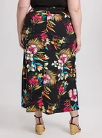 Floral Jersey Skirt