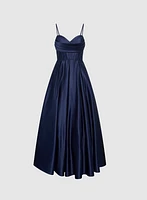 Satin Corset Ballgown Dress