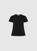 Crochet Trim T-Shirt