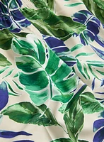 Palm Print Wide Leg Pants