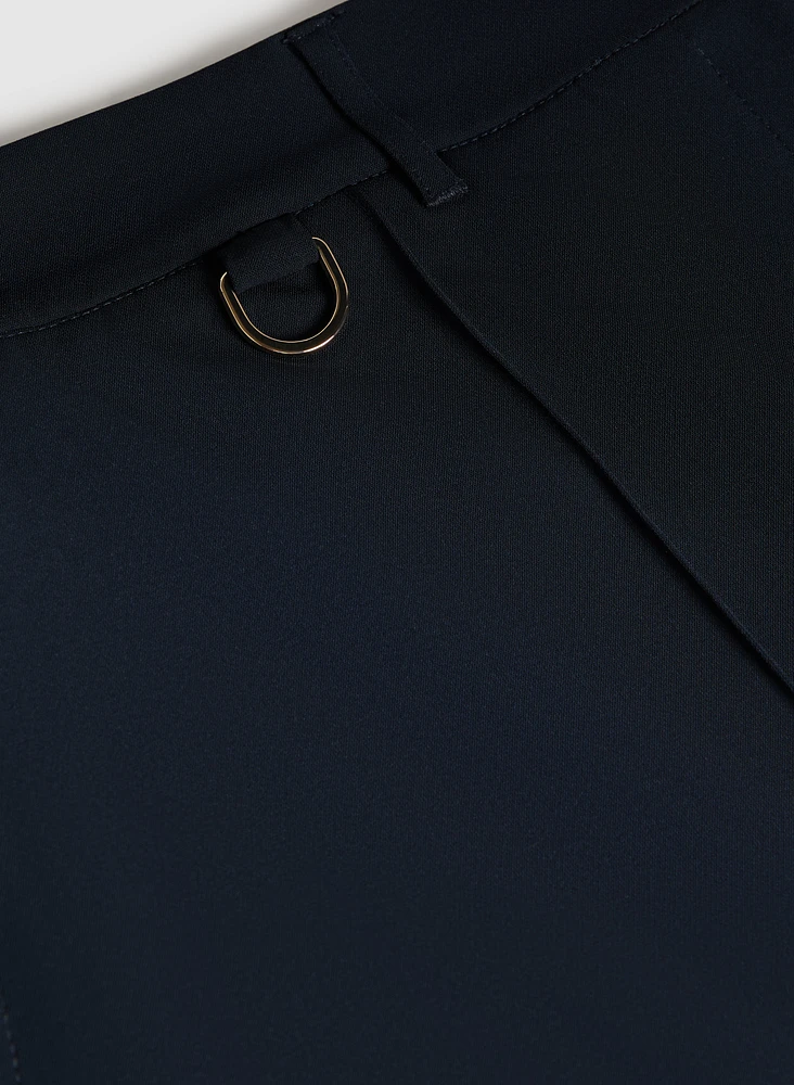Pull-On Straight Leg Pants
