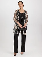 Ensemble de veste, débardeur et pantalon