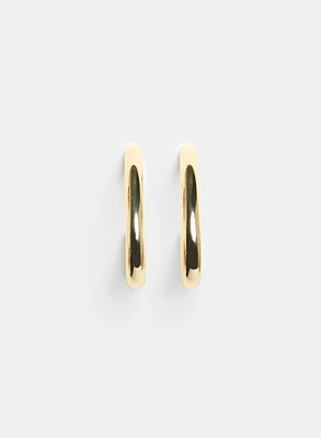Oval Hoop Earrings