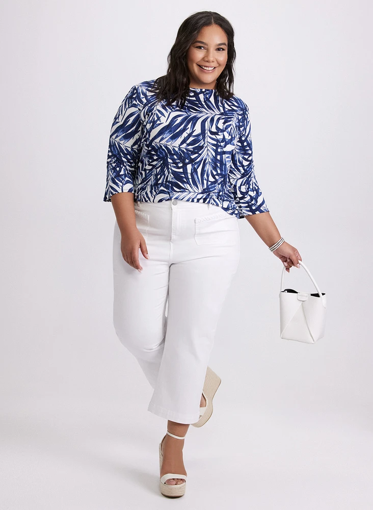 Palm Print Top