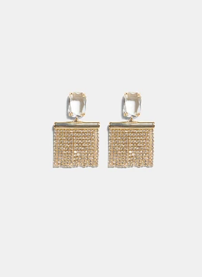 Boucles d'oreilles à franges en chaine