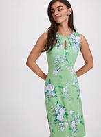 Floral Keyhole Dress