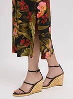 Tropical Jersey Maxi Dress
