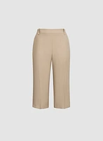 Pull-On Straight Leg Capris