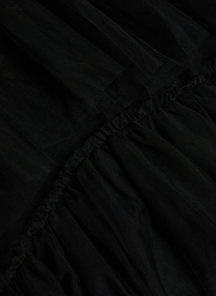 Tiered Corset-Style Dress