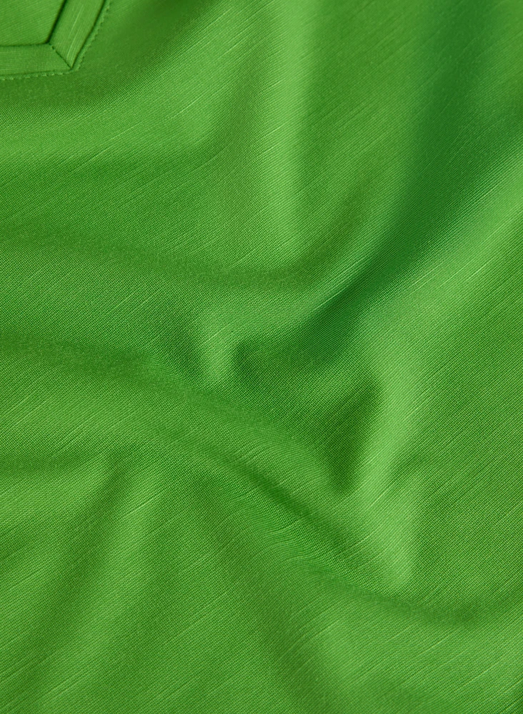 Cap Sleeve V-Neck Tee