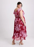 Ruffled Floral Dress