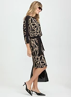 Geometric Jersey Dress