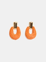 Raffia Drop Earrings